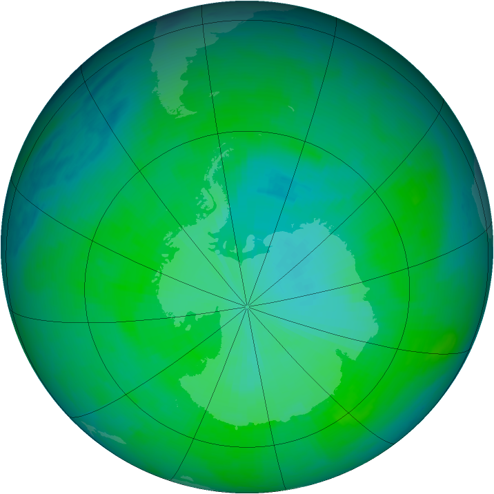 Ozone Map 1986-12-15